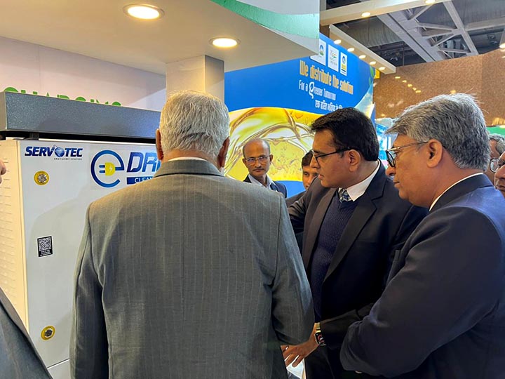 Showcasing EV Chargers with BPCL at Auto Expo Delhi